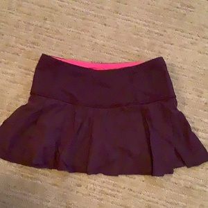 Lululemon Hit Your Stride Skirt in Bordeaux Drama size 4